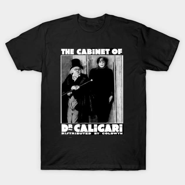 THE CABINET OF DR CALIGARI - Horror Film - Silent and Pre-Code Horror T-Shirt by silentandprecodehorror